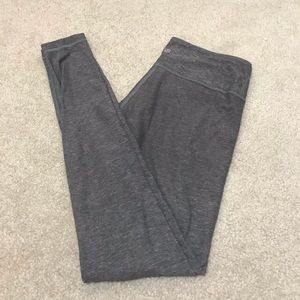 Lululemon gray wunder under mid rise